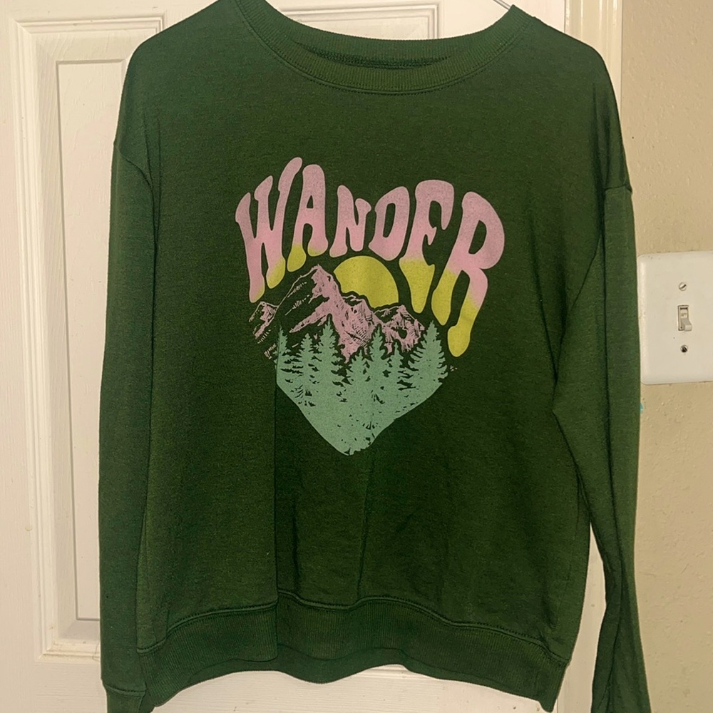 Comfy sweater green (M)